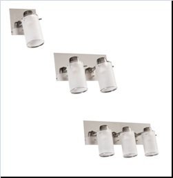 APLIQUE 1791/1C 1XE27 TULIPA SATIN C/BORD TRANSP